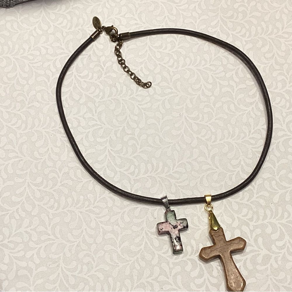 Two Black Corded Necklaces - Picture 4 of 5